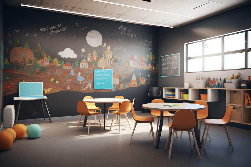 室内早教学习儿童教室场景,高清,摄影图,摄影图片,图片大全,摄影图免费下载